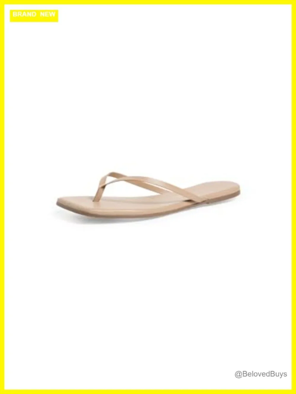Rubber Sole Cushioned Footbed Square Toe Slide Sandals Slip On